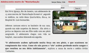 MasturbaçãoMorte